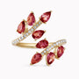 1.40Ct Tourmaline gemstones with 0.21Ct. Diamond setting in