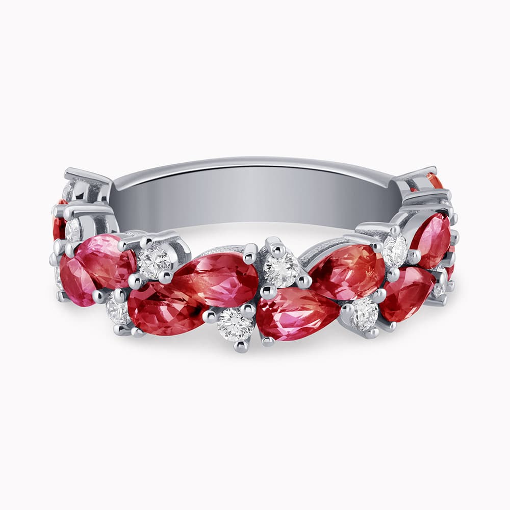 Diamond and Gem Stone Ring