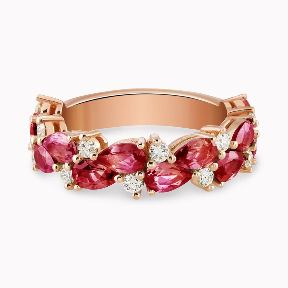 Diamond and Gem Stone Ring