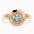 0.30Ct. Aquamarine Gem Stones with 0.02Ct Diamonds set in a