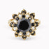 Black and White Diamond Ring
