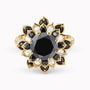 Black and White Diamond Ring
