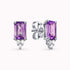 Diamond and Gem Stone Earrings