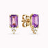 Diamond and Gem Stone Earrings