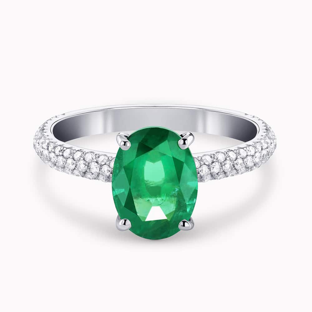 Diamond and Gem Stone Ring