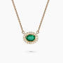 Diamond and Gem Stone Pendant