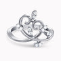 0.25Ct. Diamonds setting in a 14K White Gold Ring
