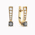 0.48Ct. (Total Weight) Black Diamonds set with 0.23Ct