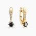 0.48Ct. (Total Weight) Black Diamonds set with 0.07Ct