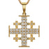 Jerusalem Cross Diamond Pendant