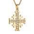Jerusalem Cross Diamond Pendant