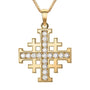 Jerusalem Cross Diamond Pendant