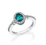 Diamond and Gem Stone Ring