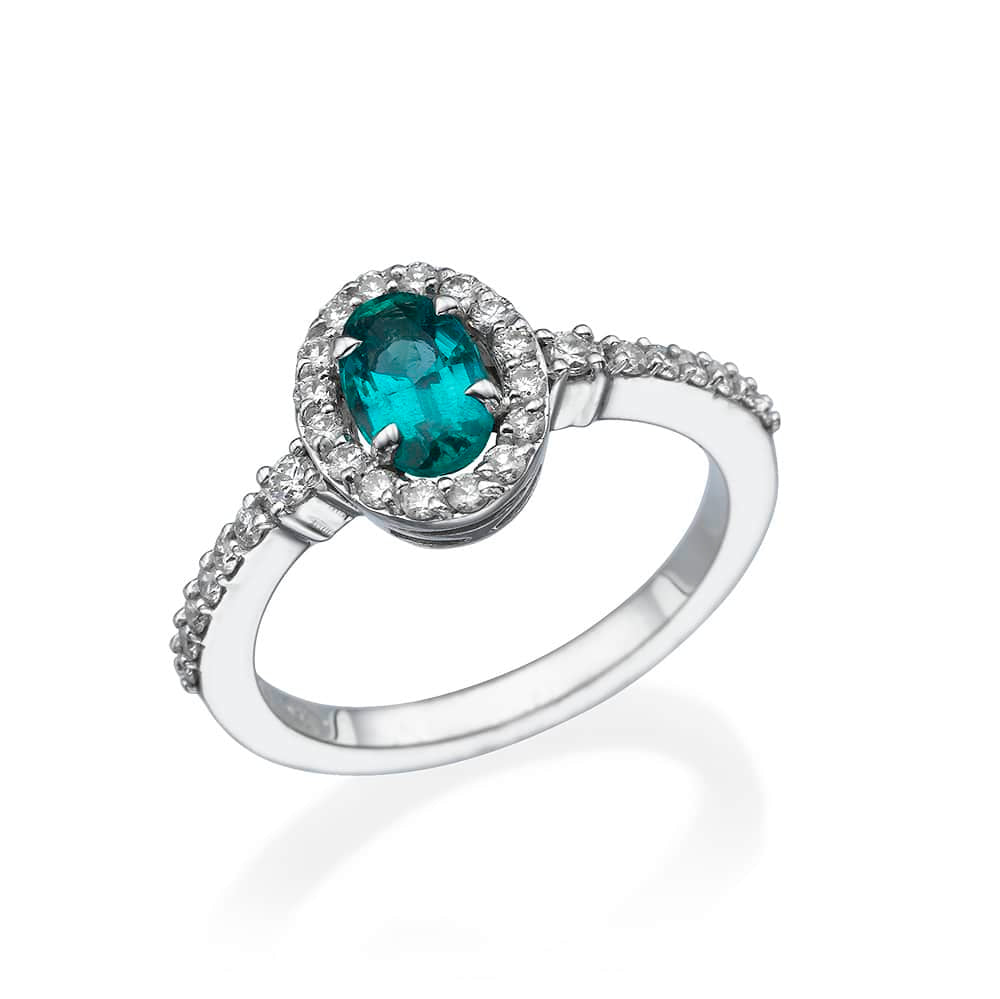 Diamond and Gem Stone Ring