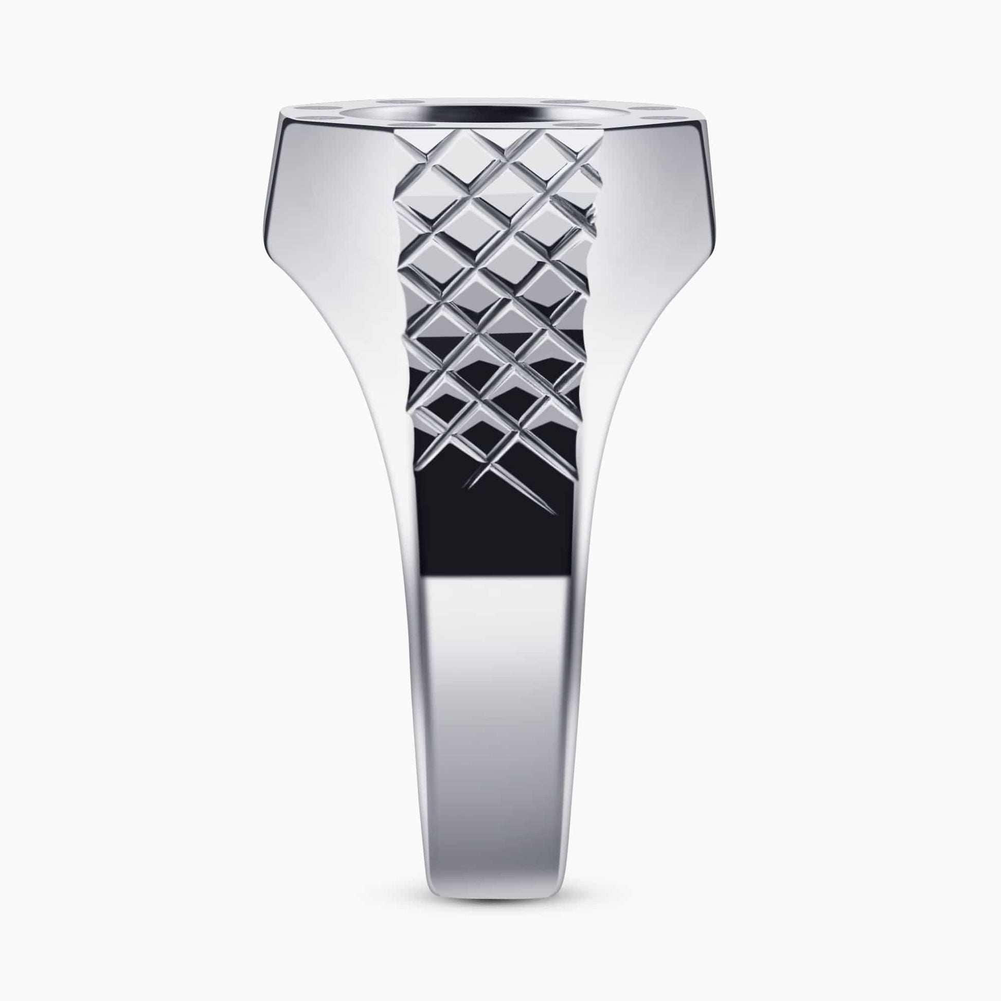 Diamond and Gem Stone Ring For Men
