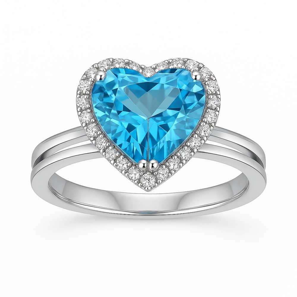 Diamond and Gem Stone Ring
