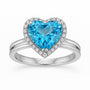 Diamond and Gem Stone Ring