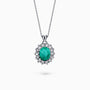 Diamond and Gem Stone Pendant
