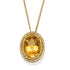 Diamond and Gem Stone Pendant