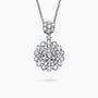 Elegant 2.21 Ct. Diamonds mounted in 18K White Gold Flower
