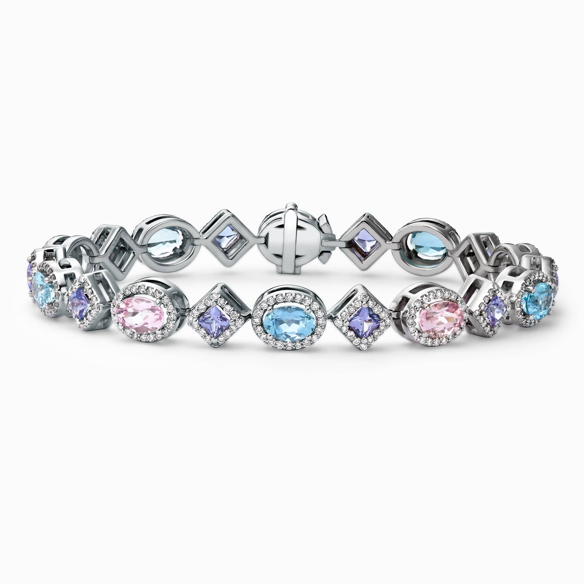 Diamond and Gem Stone Bracelet Sulan