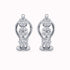 0.66Ct. Diamond Earrings mounted in 14K White Gold