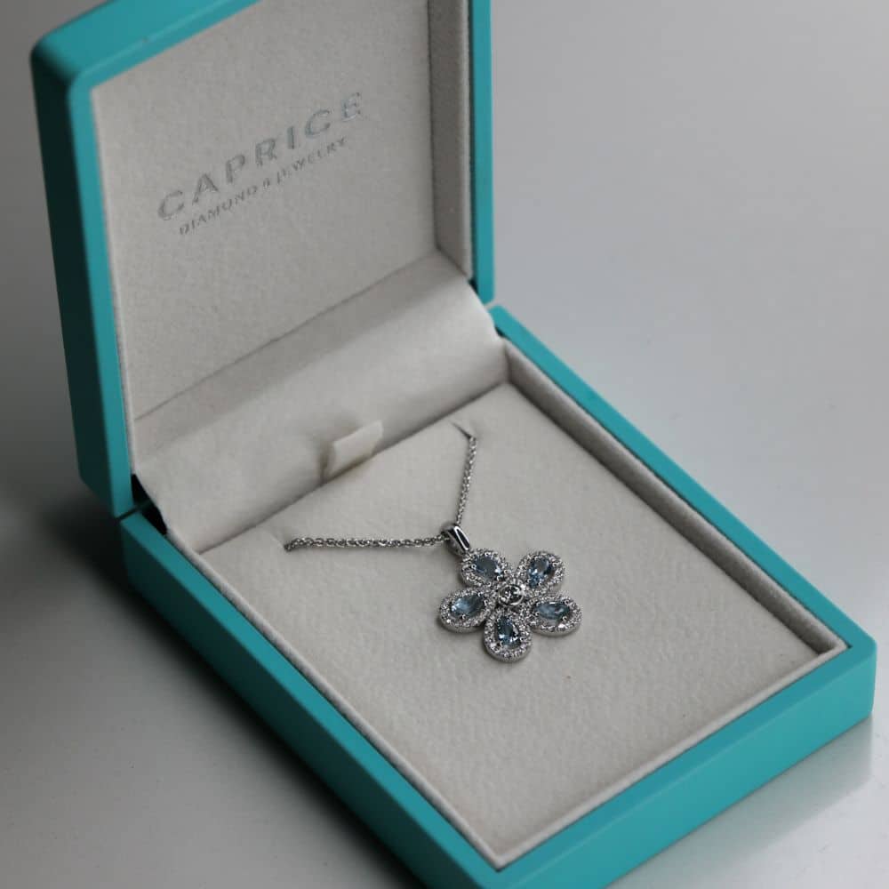 Diamond and Gem Stone Pendant