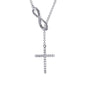 Infinity Cross Diamond Necklace