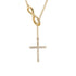 Infinity Cross Diamond Necklace