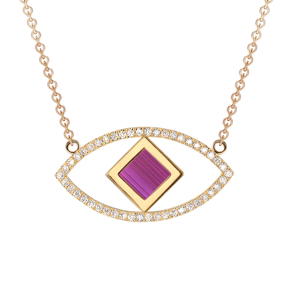 Nano Bible Abigail Evil eye Pendant