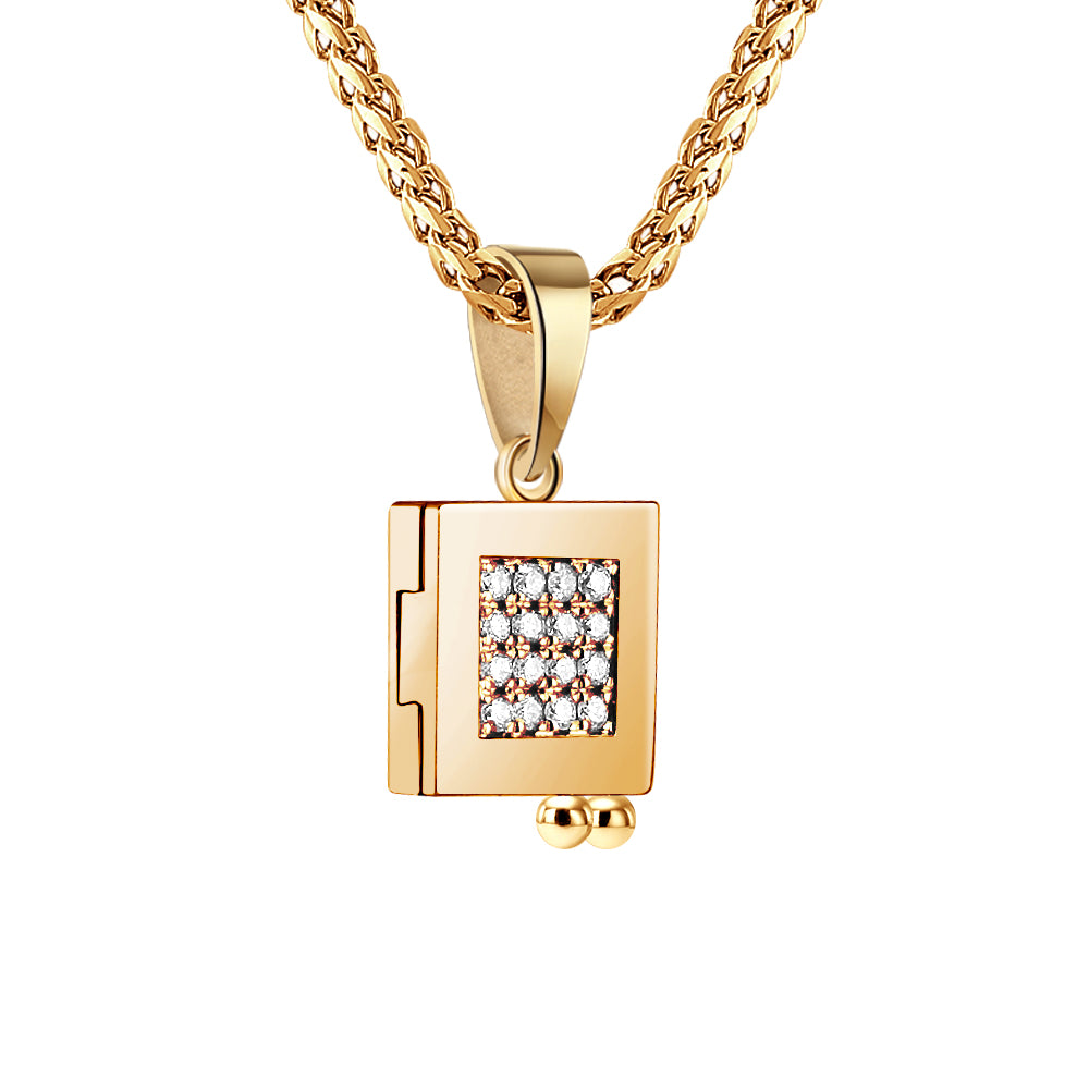 Nano Bible Pure Faith Diamond Pendant