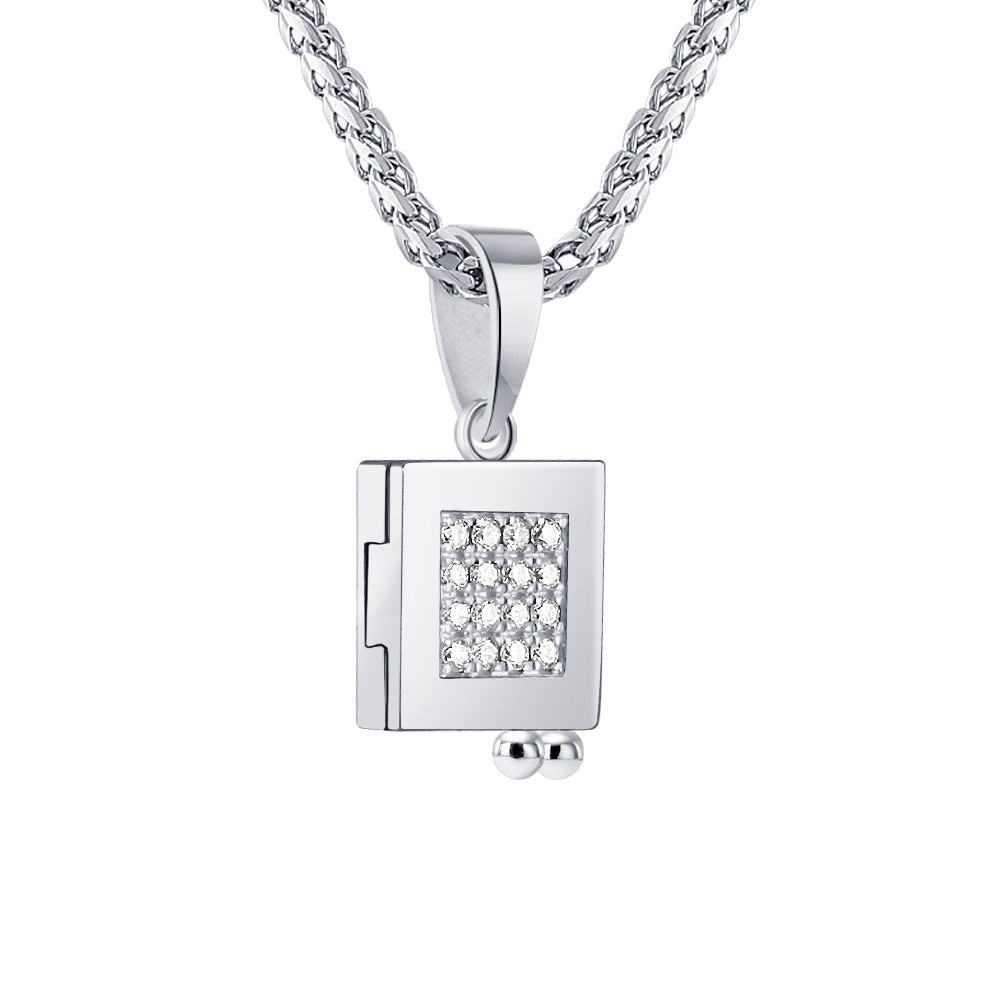 Nano Bible Pure Faith Diamond Pendant