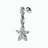 18K White Gold Flower shaped Earrings with 6.79Ct. Marquise
