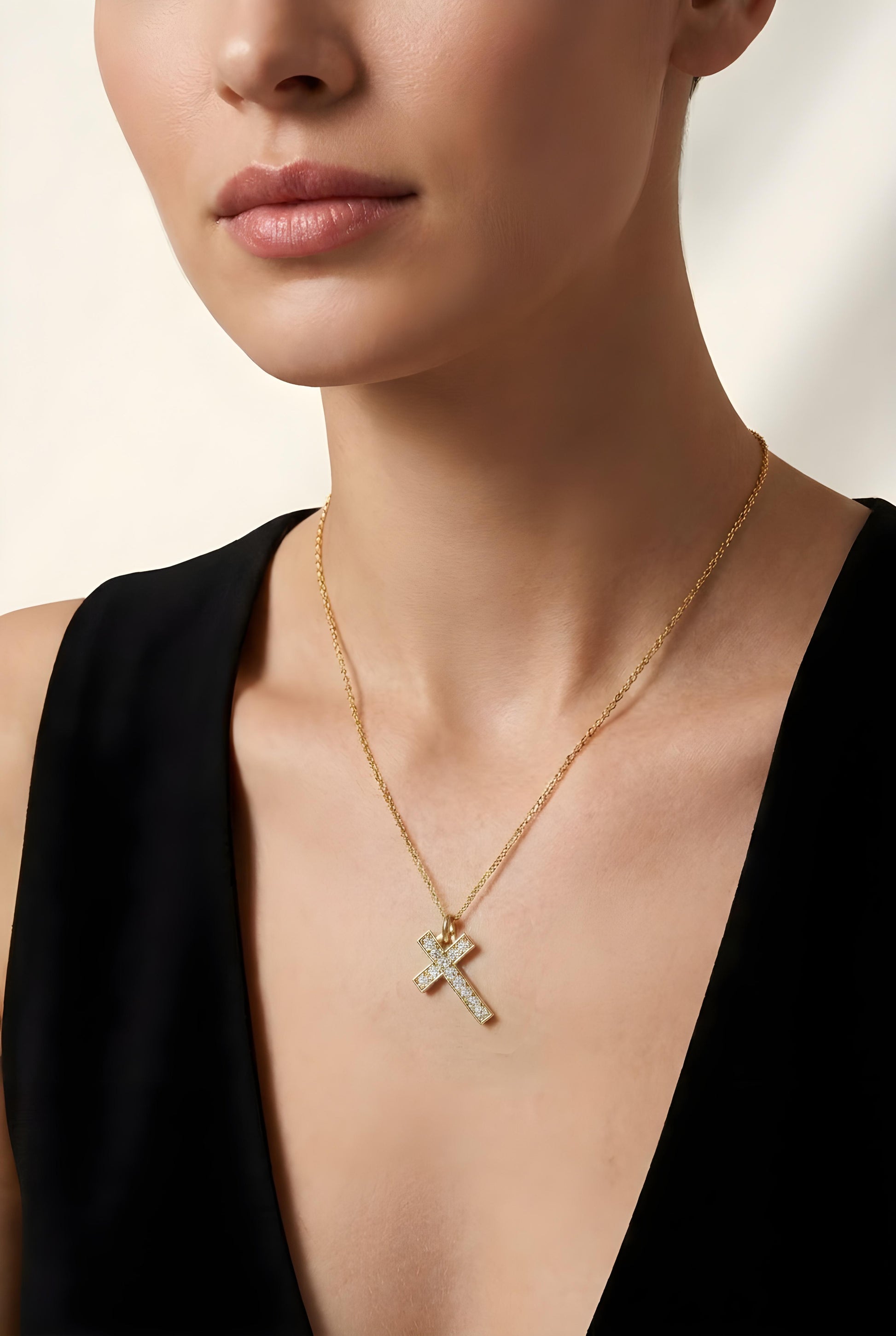 Diamond Cross Necklace