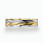 14K Gold Engraved wedding Band