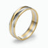 14K Gold Engraved wedding Band