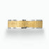 14K Gold Engraved wedding Band