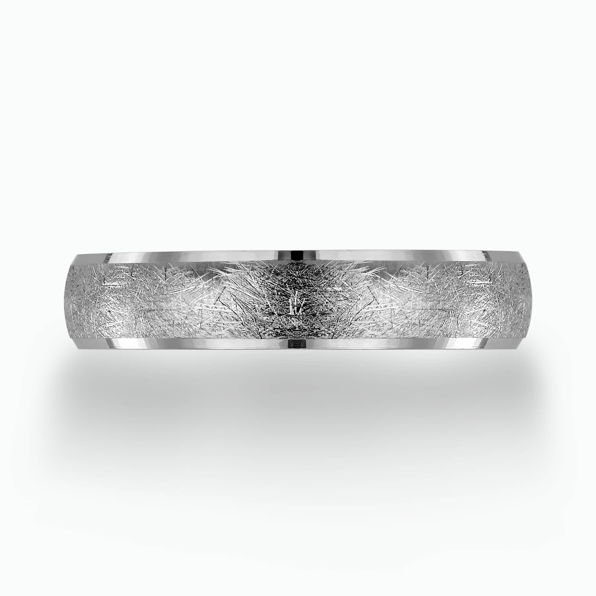 14K Gold Engraved wedding Band