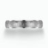 14K Gold Engraved wedding Band