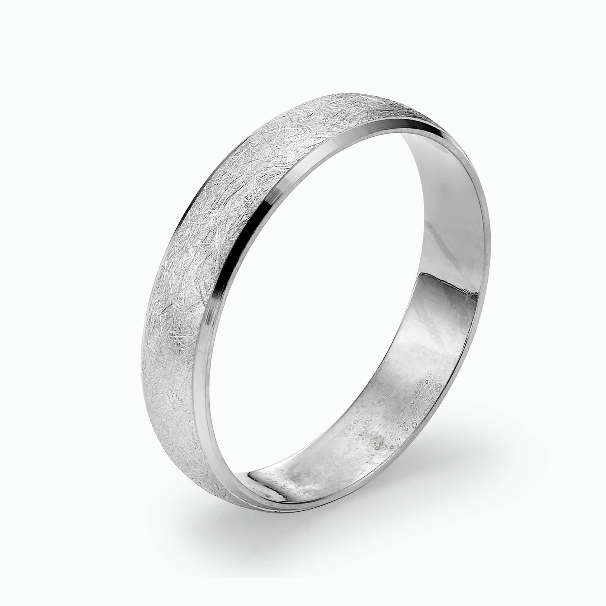 14K Gold Engraved wedding Band
