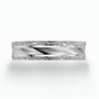 14K Gold Engraved wedding Band