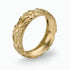 14K Gold Engraved wedding Band