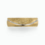 14K Gold Engraved wedding Band