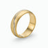 14K Gold Engraved wedding Band
