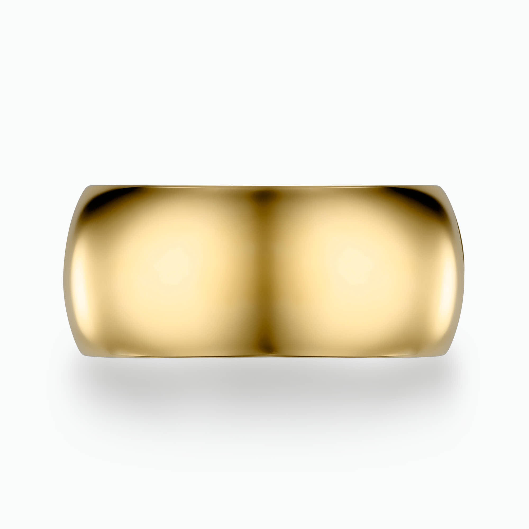 14K Gold Engraved wedding Band