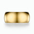 14K Gold Engraved wedding Band