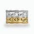 14K Gold Engraved wedding Band