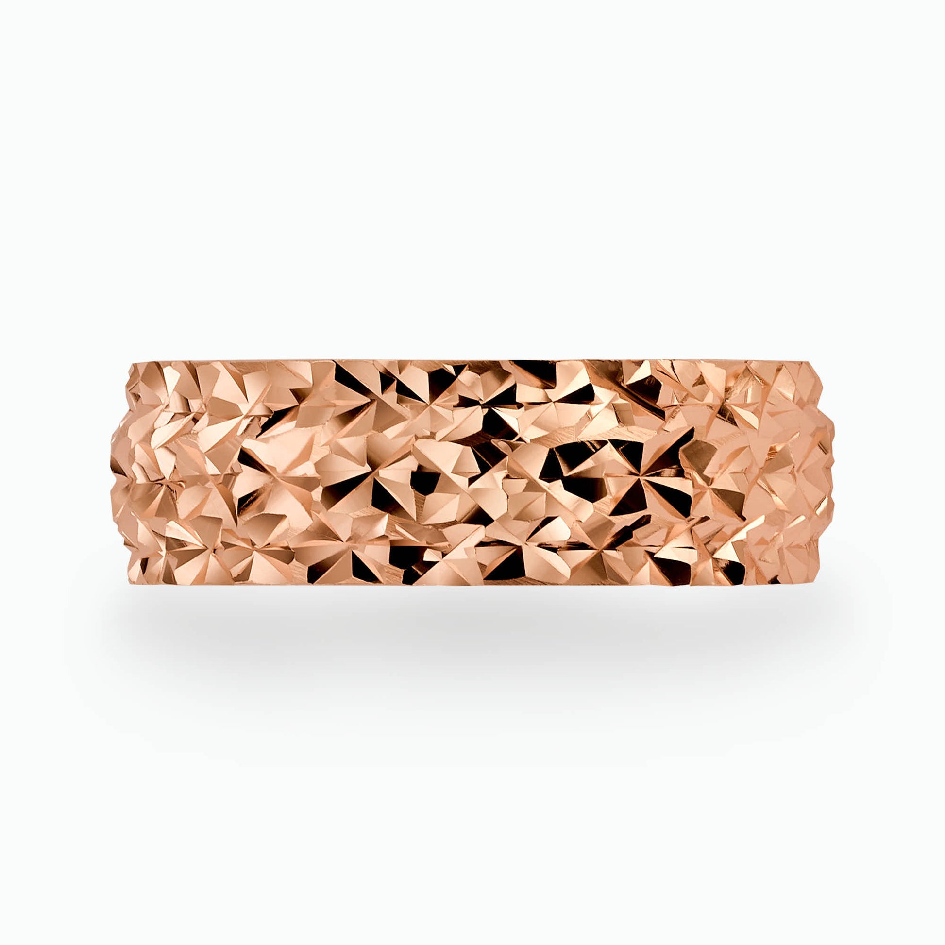 14K Gold Engraved wedding Band