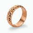 14K Gold Engraved wedding Band