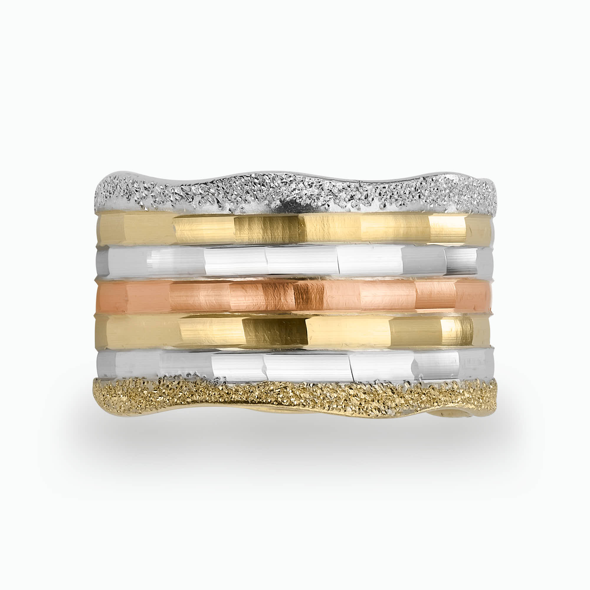 14K Gold Engraved wedding Band